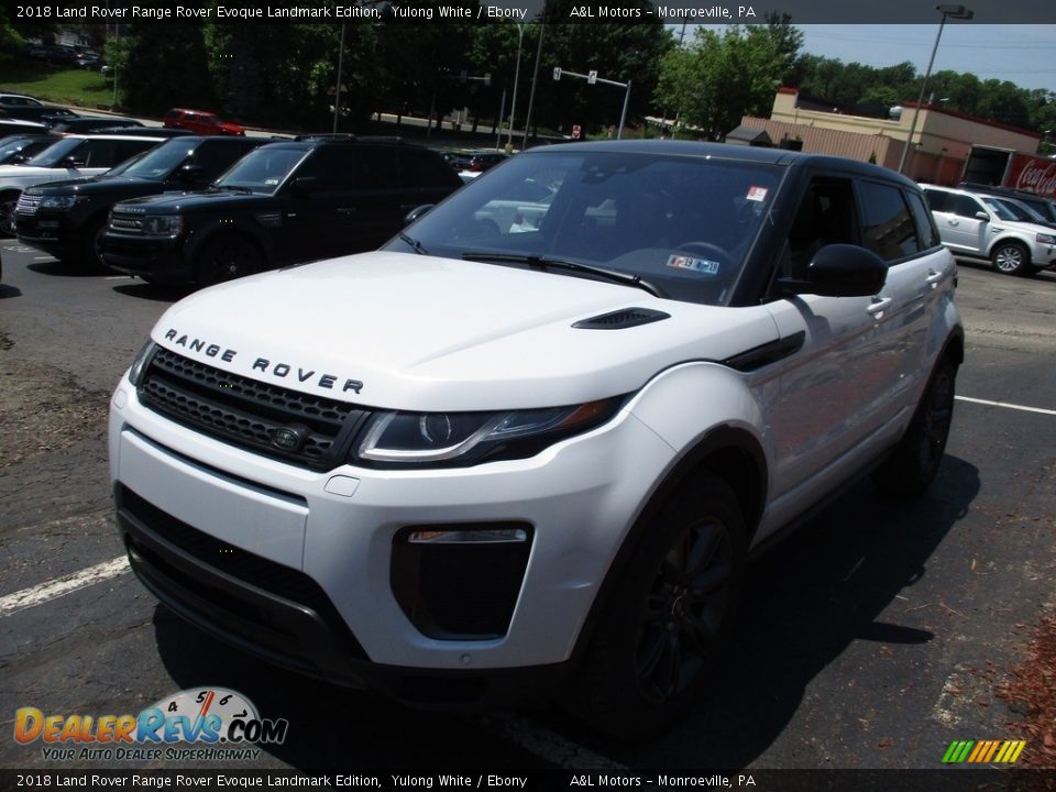 2018 Land Rover Range Rover Evoque Landmark Edition Yulong White / Ebony Photo #12