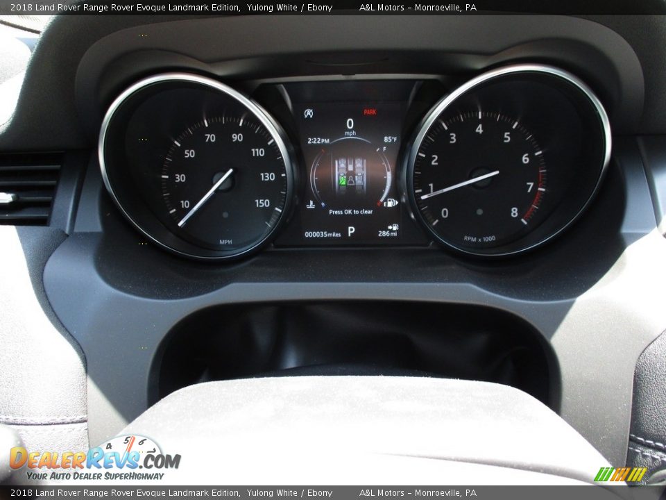 2018 Land Rover Range Rover Evoque Landmark Edition Yulong White / Ebony Photo #20