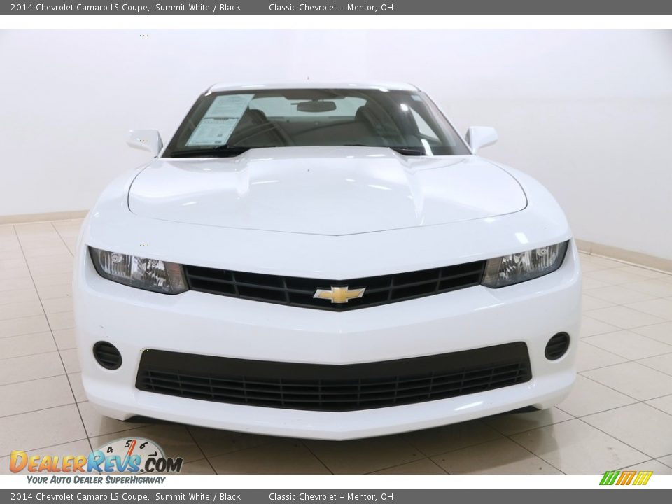 2014 Chevrolet Camaro LS Coupe Summit White / Black Photo #2