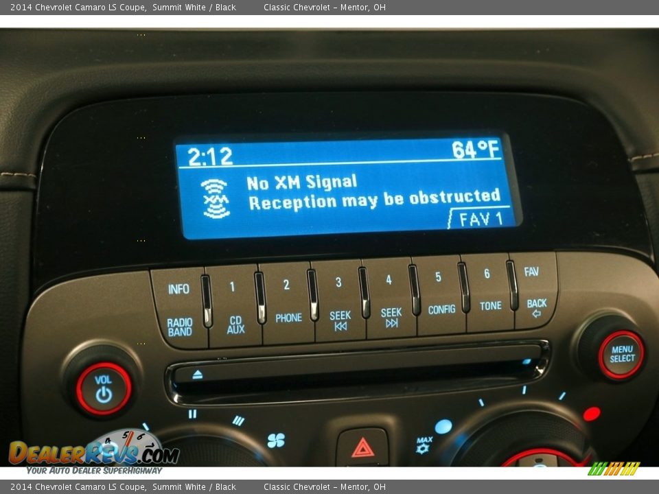 2014 Chevrolet Camaro LS Coupe Summit White / Black Photo #10