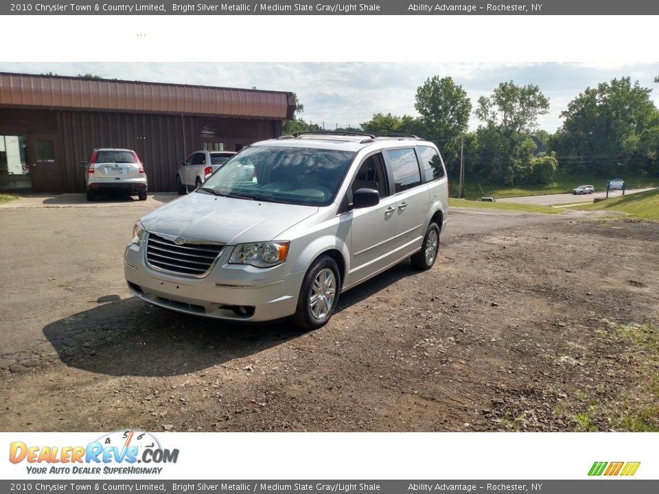 2010 Chrysler Town & Country Limited Bright Silver Metallic / Medium Slate Gray/Light Shale Photo #2
