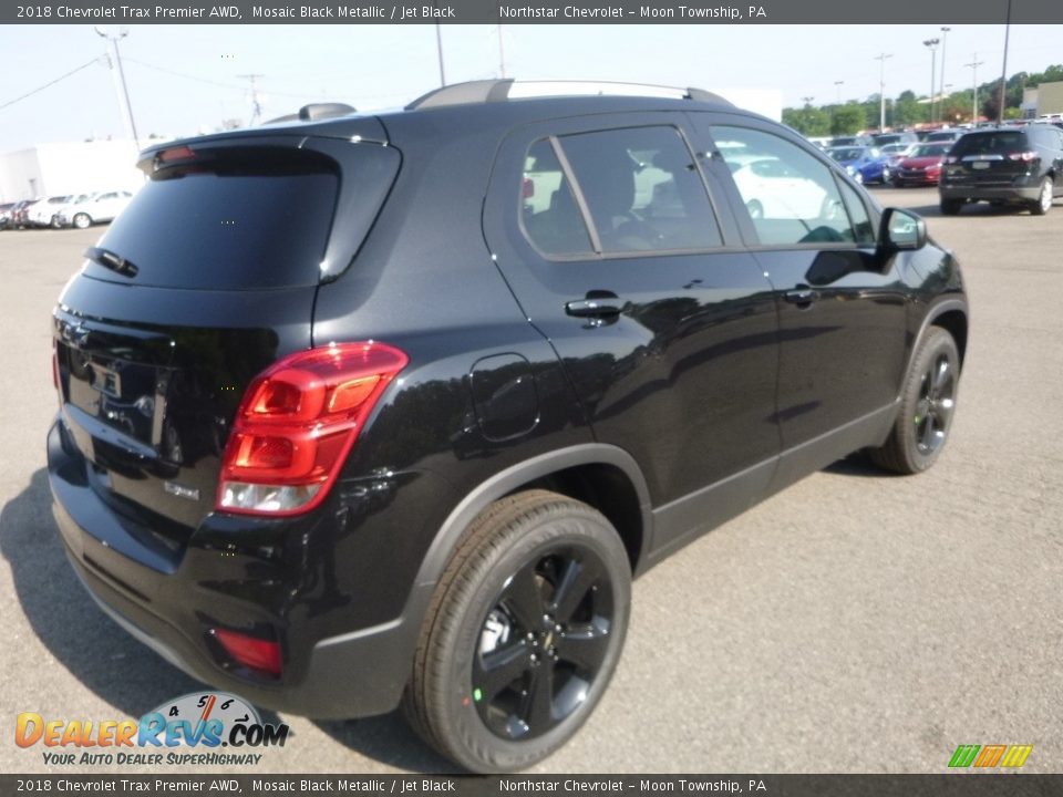 2018 Chevrolet Trax Premier AWD Mosaic Black Metallic / Jet Black Photo #5