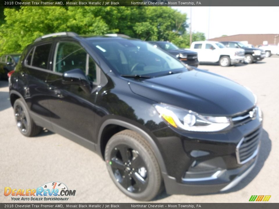 2018 Chevrolet Trax Premier AWD Mosaic Black Metallic / Jet Black Photo #7