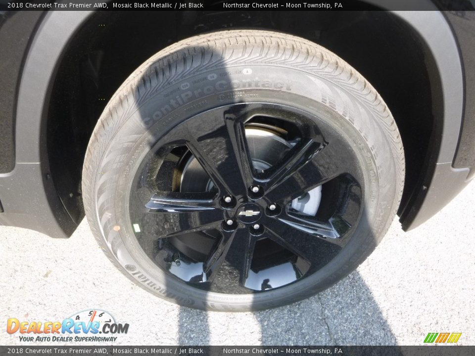 2018 Chevrolet Trax Premier AWD Mosaic Black Metallic / Jet Black Photo #9