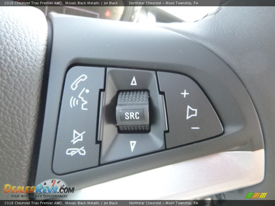 2018 Chevrolet Trax Premier AWD Mosaic Black Metallic / Jet Black Photo #19