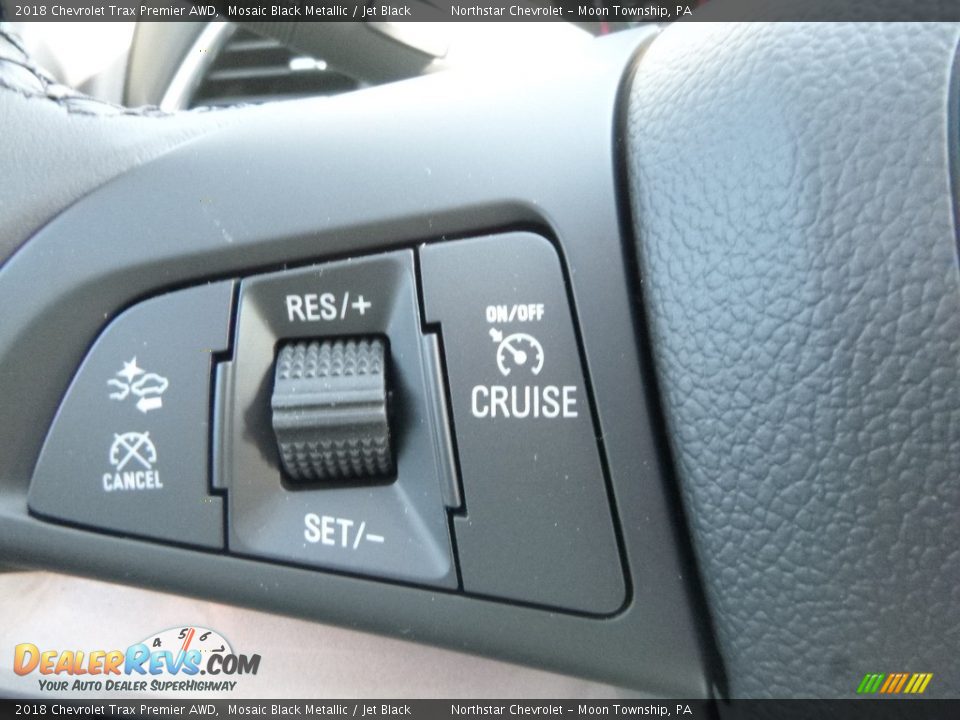 2018 Chevrolet Trax Premier AWD Mosaic Black Metallic / Jet Black Photo #20