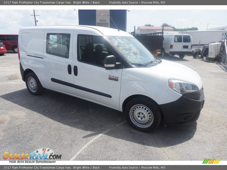 2017 Ram ProMaster City Tradesman Cargo Van Bright White / Black Photo #2