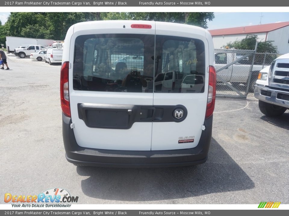 2017 Ram ProMaster City Tradesman Cargo Van Bright White / Black Photo #6