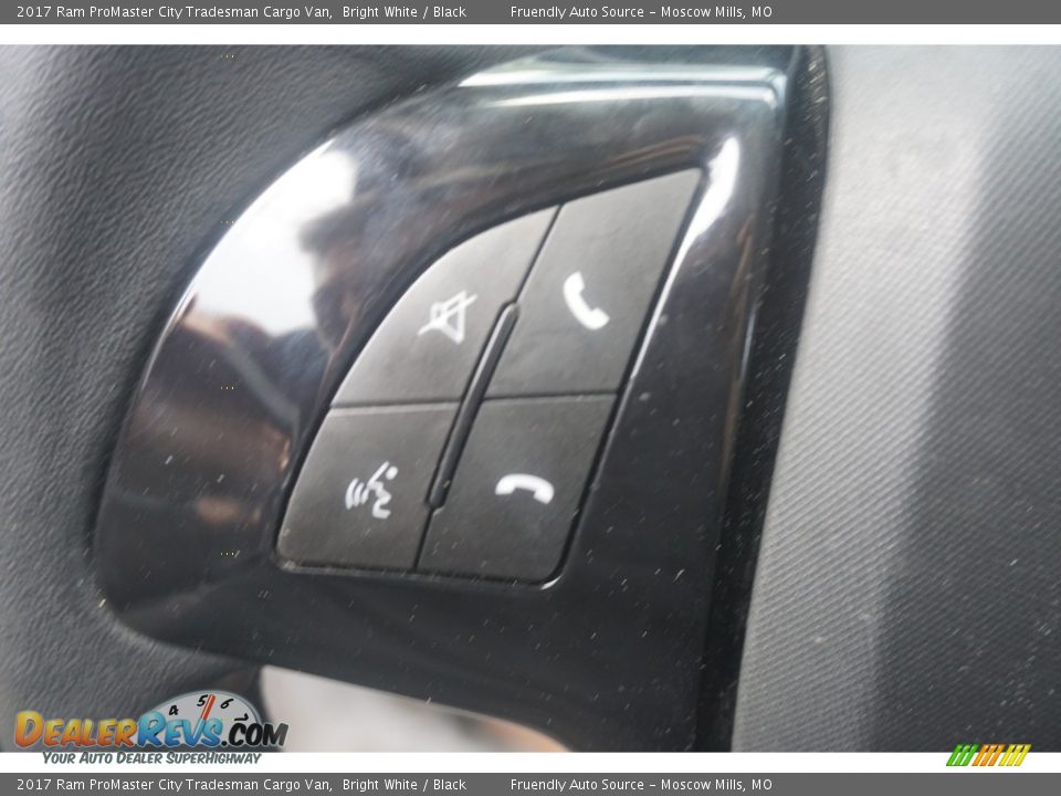 2017 Ram ProMaster City Tradesman Cargo Van Bright White / Black Photo #17