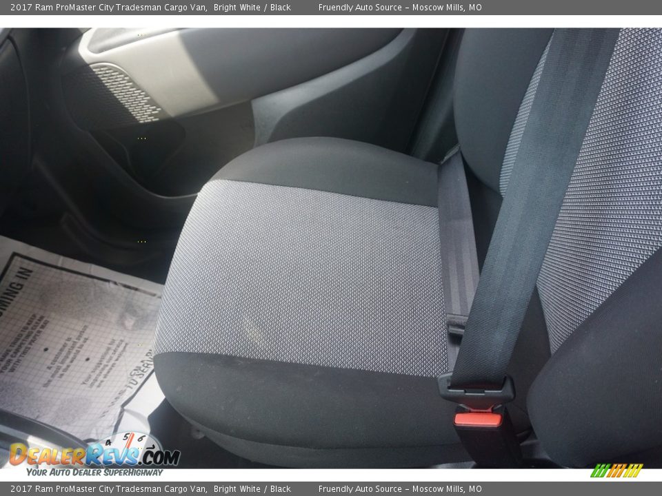 2017 Ram ProMaster City Tradesman Cargo Van Bright White / Black Photo #20