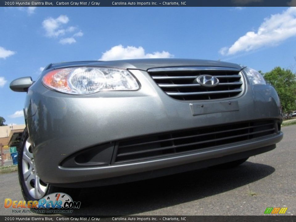 2010 Hyundai Elantra Blue Carbon Gray Mist / Gray Photo #1