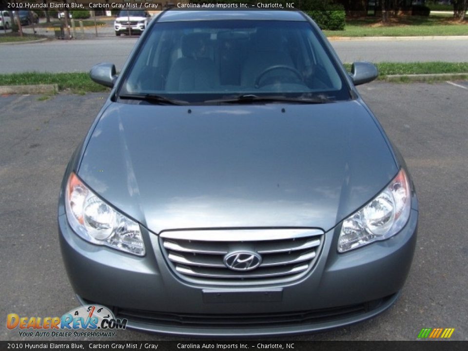 2010 Hyundai Elantra Blue Carbon Gray Mist / Gray Photo #5