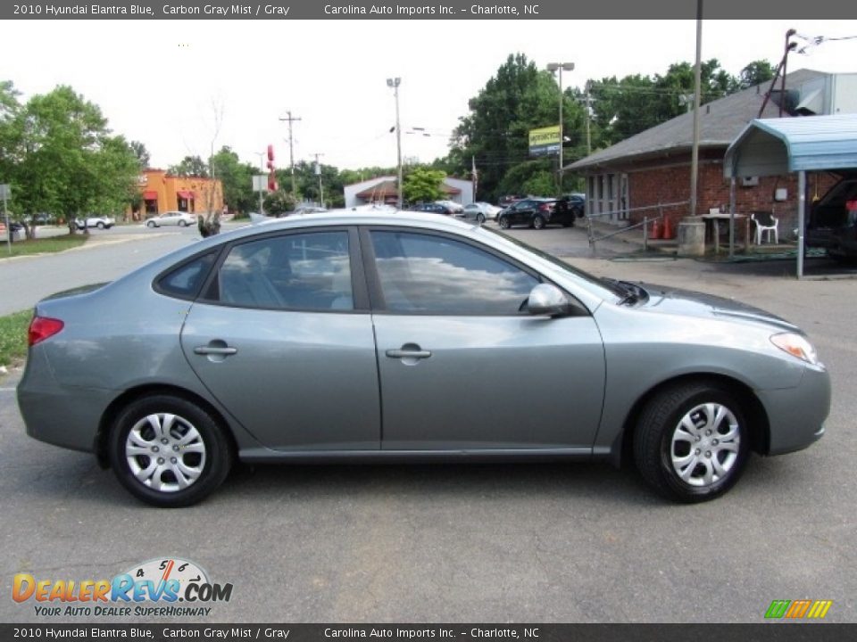 2010 Hyundai Elantra Blue Carbon Gray Mist / Gray Photo #11
