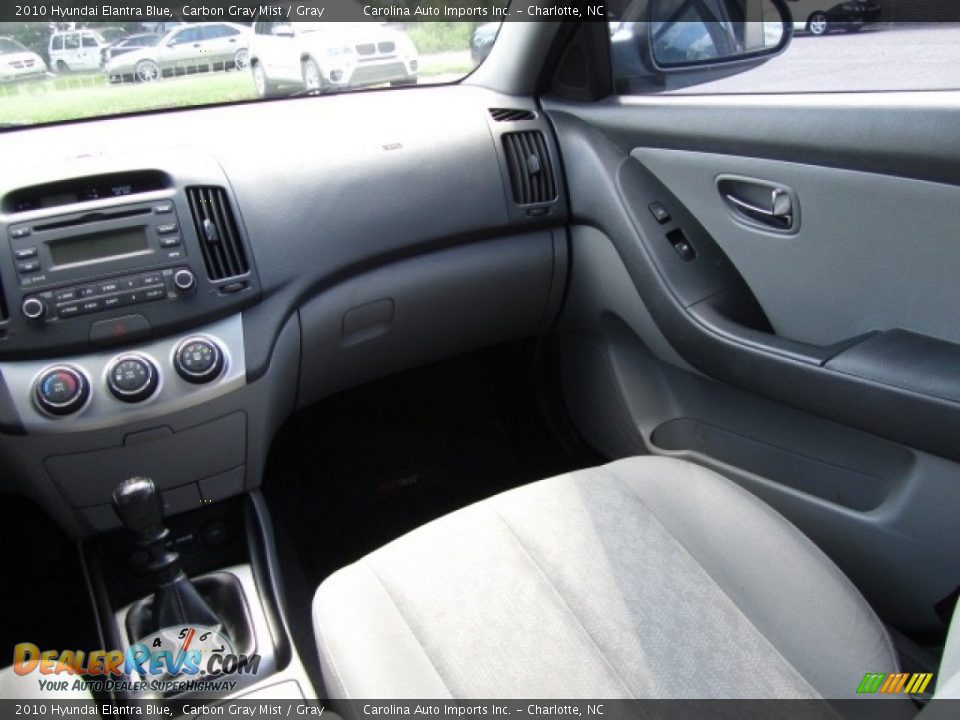 2010 Hyundai Elantra Blue Carbon Gray Mist / Gray Photo #14