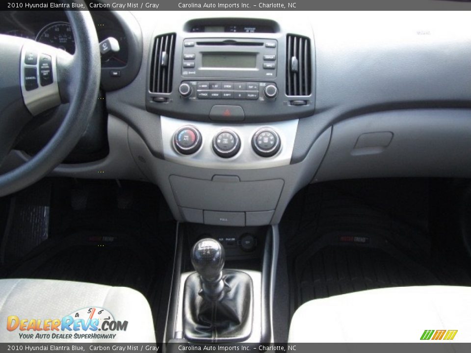 2010 Hyundai Elantra Blue Carbon Gray Mist / Gray Photo #15