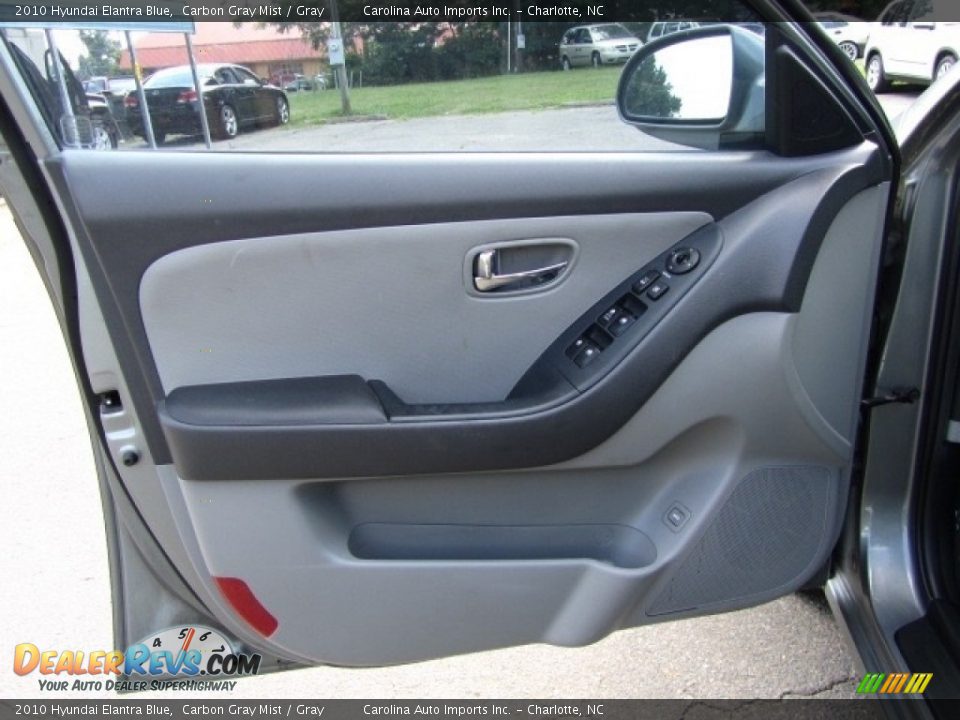 2010 Hyundai Elantra Blue Carbon Gray Mist / Gray Photo #18