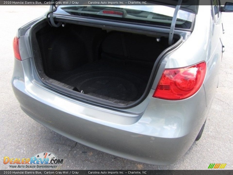 2010 Hyundai Elantra Blue Carbon Gray Mist / Gray Photo #21