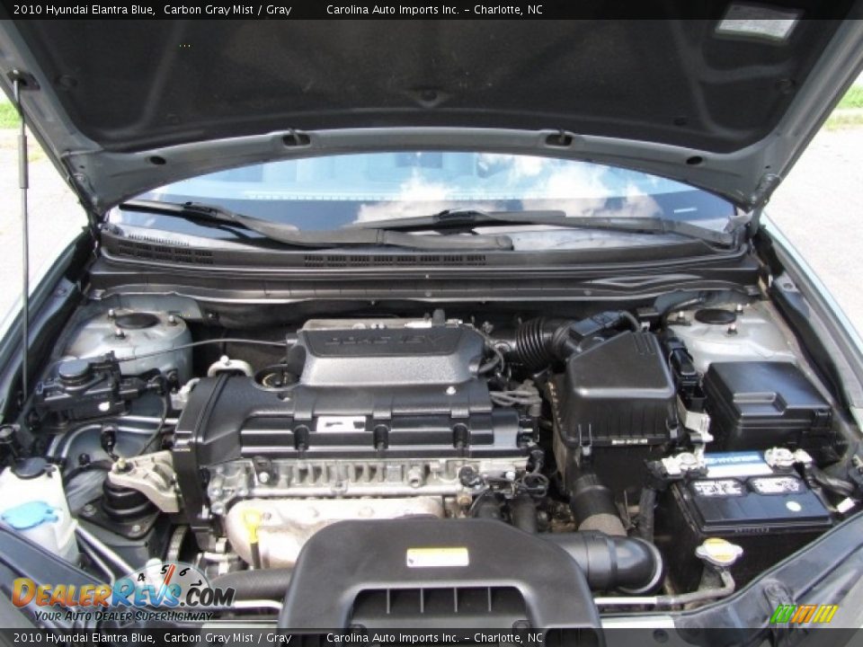 2010 Hyundai Elantra Blue Carbon Gray Mist / Gray Photo #25