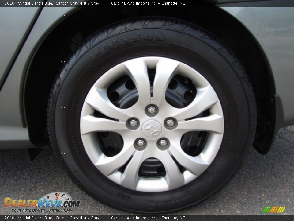 2010 Hyundai Elantra Blue Carbon Gray Mist / Gray Photo #26