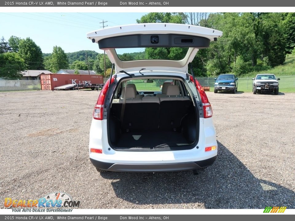 2015 Honda CR-V LX AWD White Diamond Pearl / Beige Photo #22