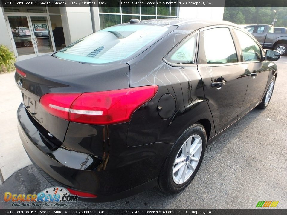 2017 Ford Focus SE Sedan Shadow Black / Charcoal Black Photo #2