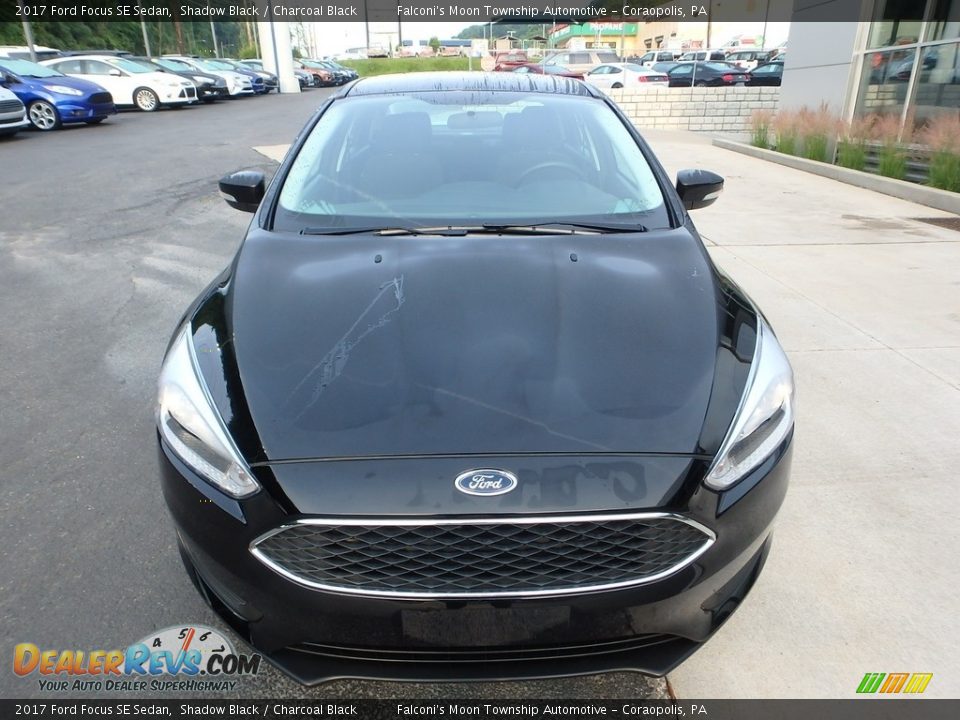 2017 Ford Focus SE Sedan Shadow Black / Charcoal Black Photo #8