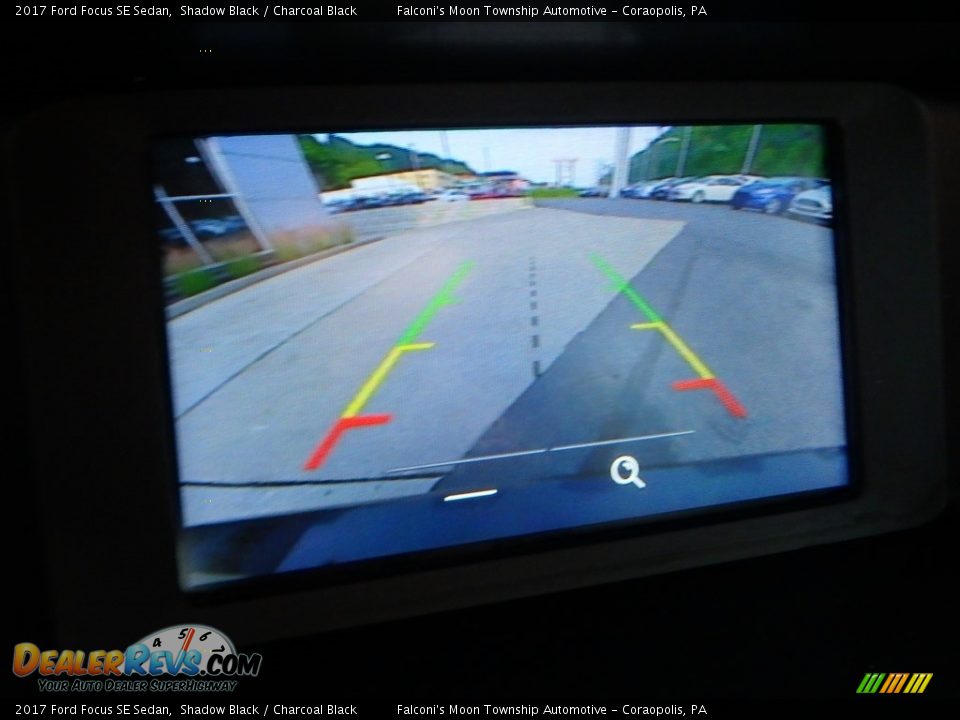 2017 Ford Focus SE Sedan Shadow Black / Charcoal Black Photo #25