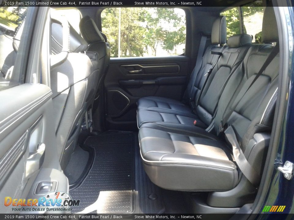 Rear Seat of 2019 Ram 1500 Limited Crew Cab 4x4 Photo #11