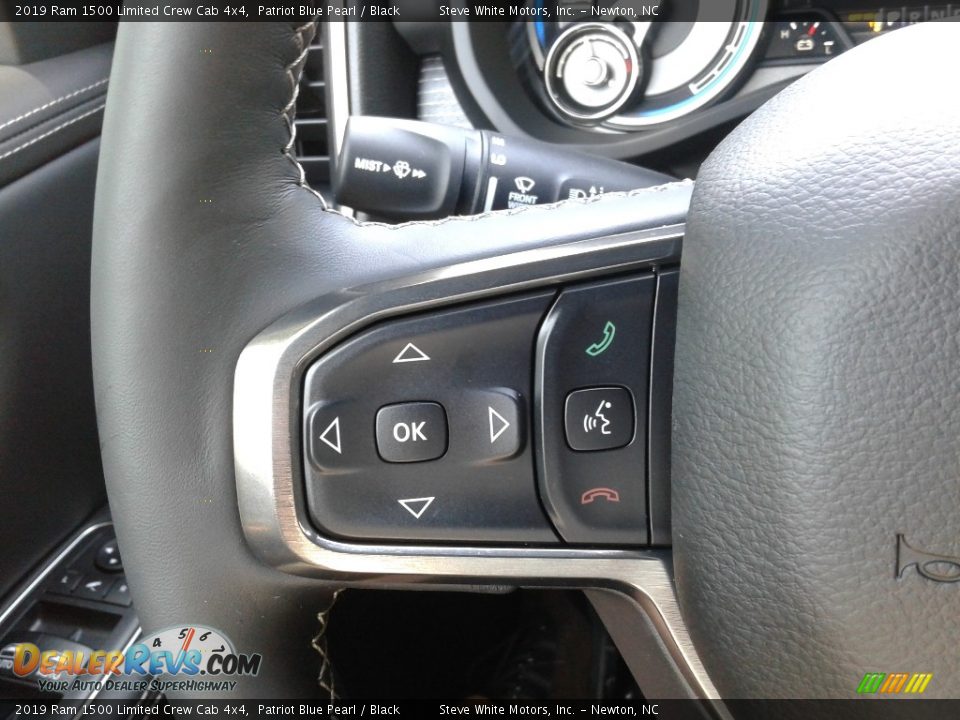 Controls of 2019 Ram 1500 Limited Crew Cab 4x4 Photo #17