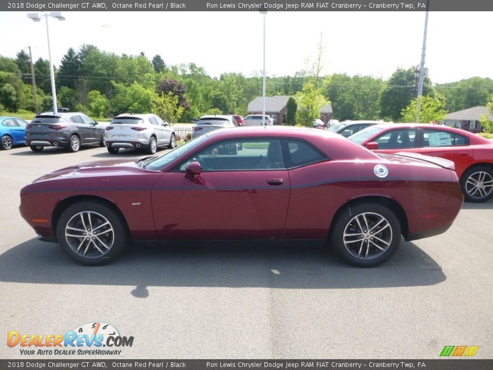2018 Dodge Challenger GT AWD Octane Red Pearl / Black Photo #2