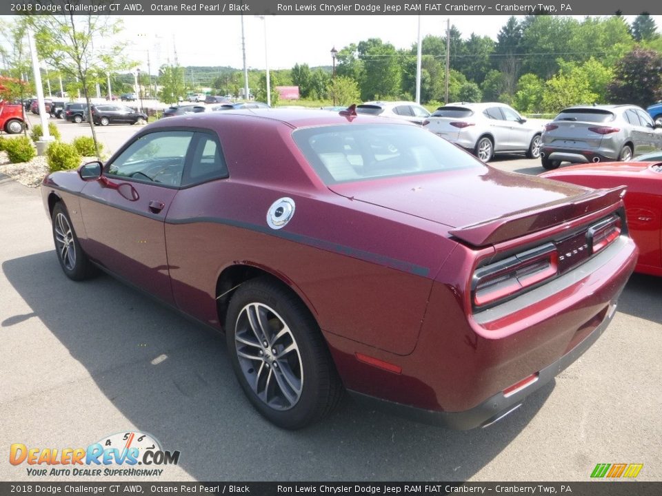 2018 Dodge Challenger GT AWD Octane Red Pearl / Black Photo #3