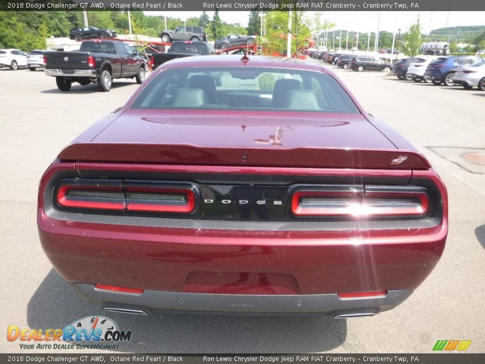 2018 Dodge Challenger GT AWD Octane Red Pearl / Black Photo #4