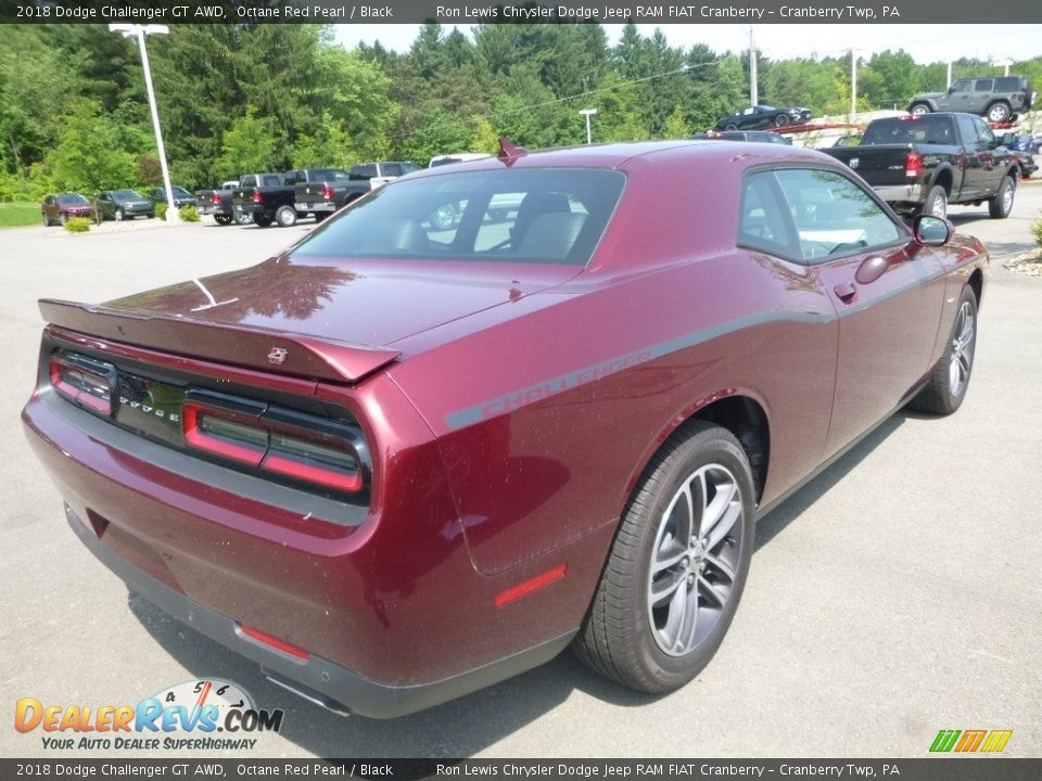 2018 Dodge Challenger GT AWD Octane Red Pearl / Black Photo #5