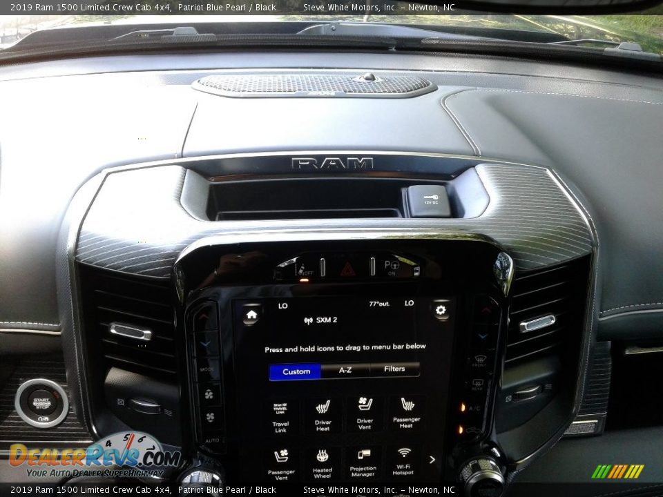 2019 Ram 1500 Limited Crew Cab 4x4 Patriot Blue Pearl / Black Photo #30