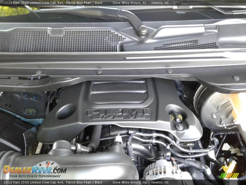 2019 Ram 1500 Limited Crew Cab 4x4 Patriot Blue Pearl / Black Photo #35