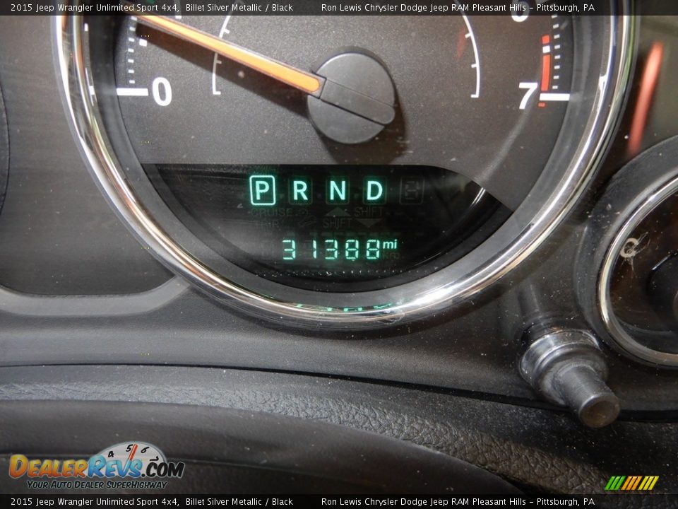 2015 Jeep Wrangler Unlimited Sport 4x4 Billet Silver Metallic / Black Photo #20