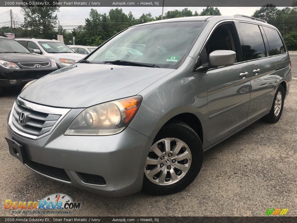 2008 Honda Odyssey EX Silver Pearl Metallic / Ivory Photo #2