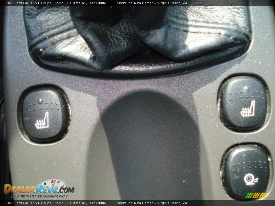 2002 Ford Focus SVT Coupe Sonic Blue Metallic / Black/Blue Photo #13