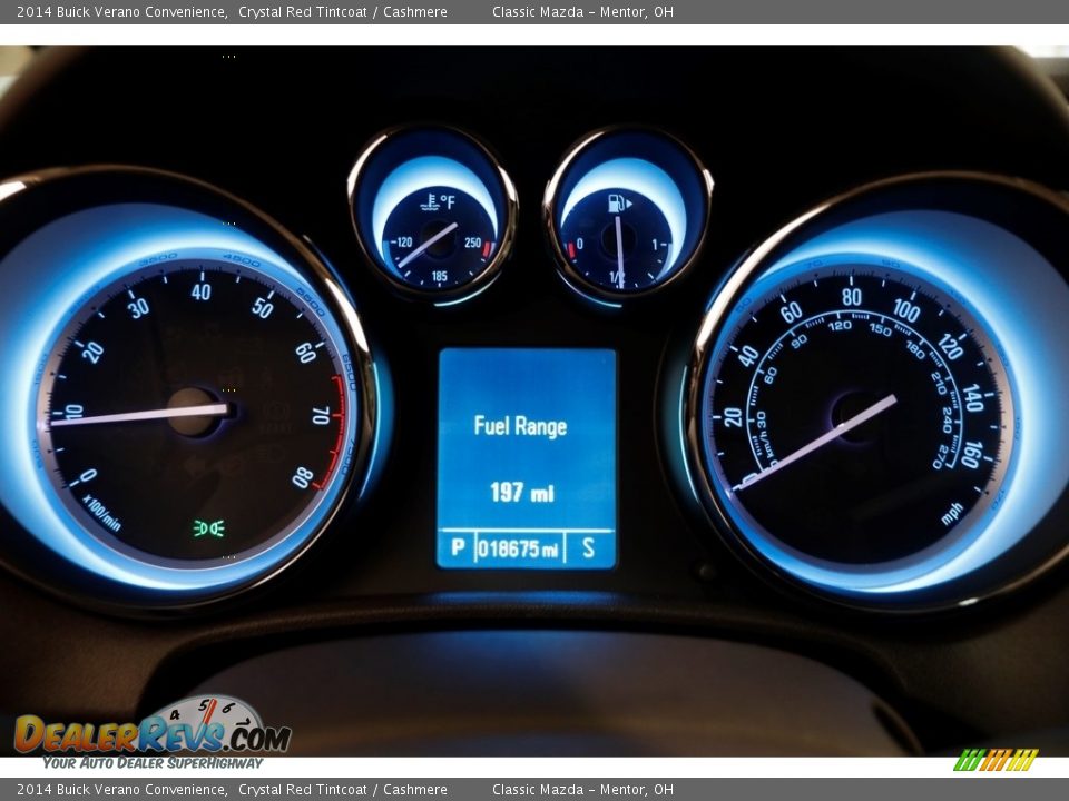 2014 Buick Verano Convenience Crystal Red Tintcoat / Cashmere Photo #7