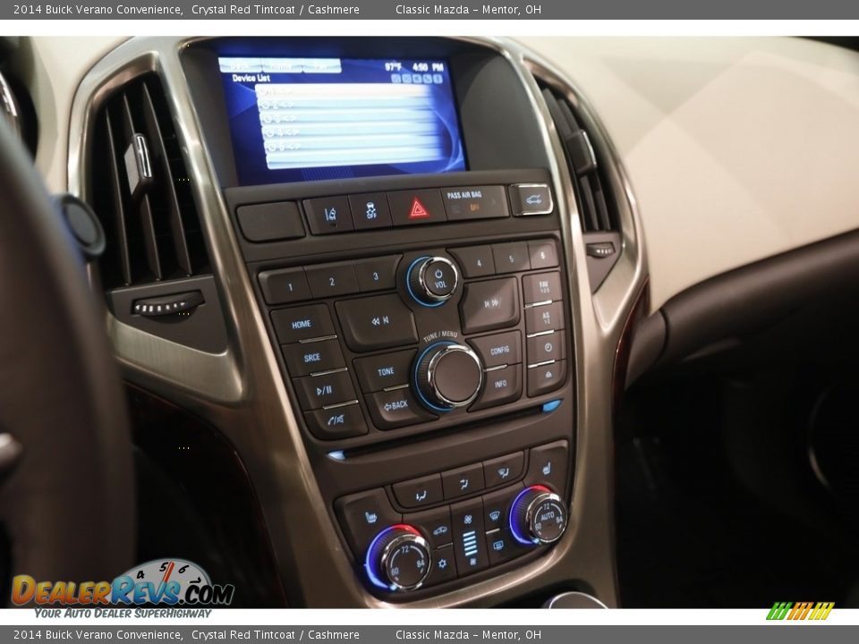 2014 Buick Verano Convenience Crystal Red Tintcoat / Cashmere Photo #8