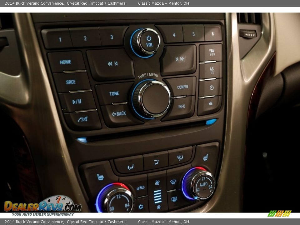 2014 Buick Verano Convenience Crystal Red Tintcoat / Cashmere Photo #11