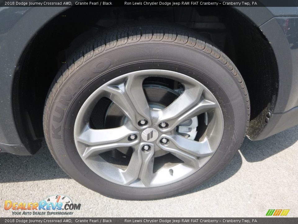2018 Dodge Journey Crossroad AWD Granite Pearl / Black Photo #9