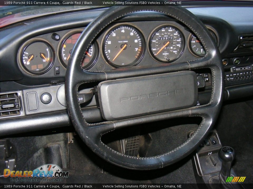1989 Porsche 911 Carrera 4 Coupe Steering Wheel Photo #3