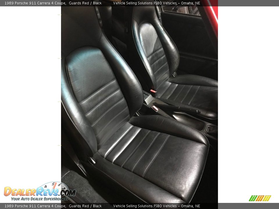 Front Seat of 1989 Porsche 911 Carrera 4 Coupe Photo #8