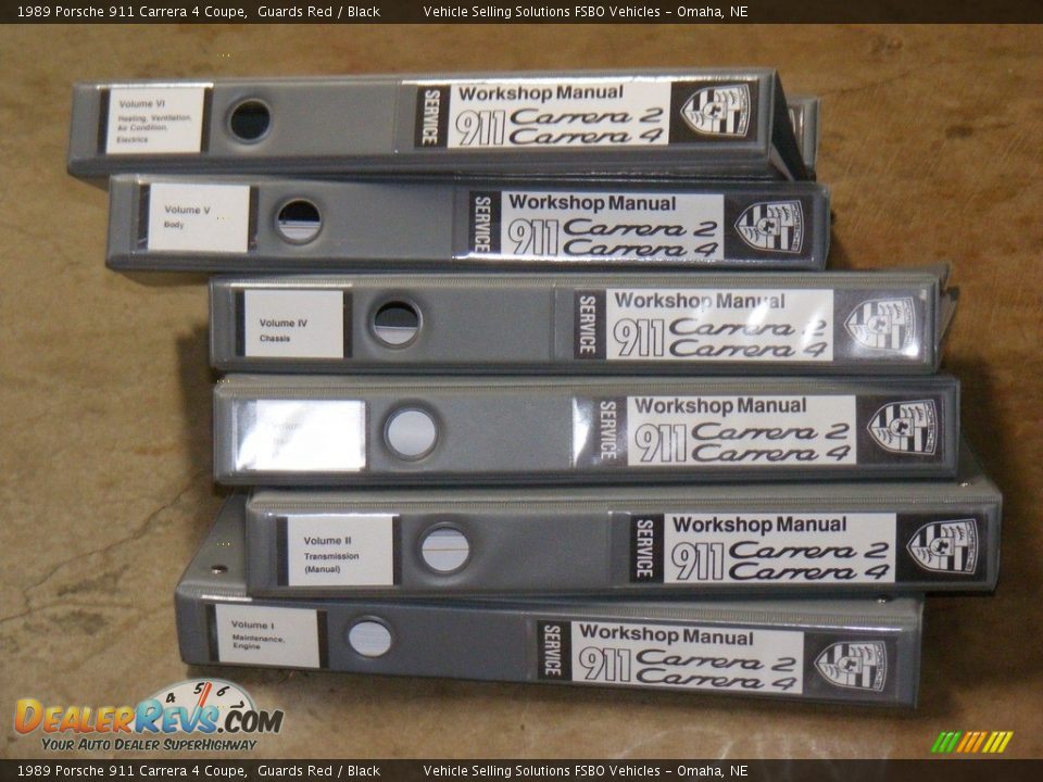 Books/Manuals of 1989 Porsche 911 Carrera 4 Coupe Photo #12