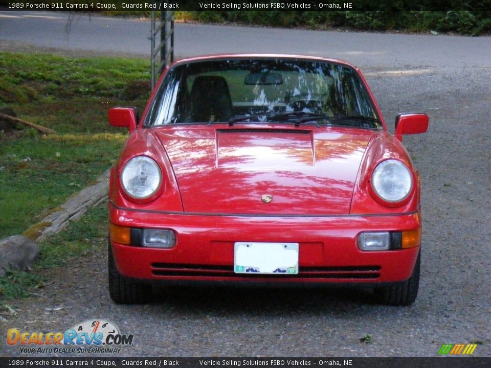 1989 Porsche 911 Carrera 4 Coupe Guards Red / Black Photo #13