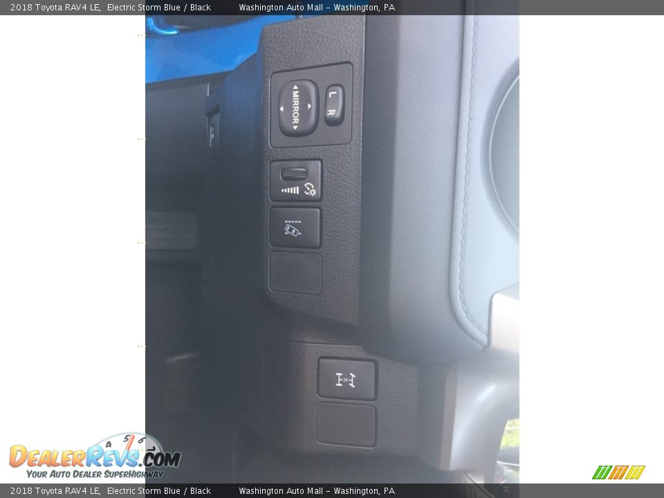2018 Toyota RAV4 LE Electric Storm Blue / Black Photo #25