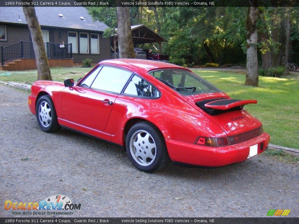 Guards Red 1989 Porsche 911 Carrera 4 Coupe Photo #16