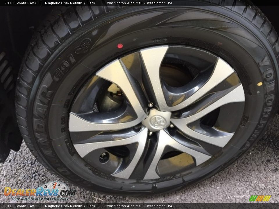 2018 Toyota RAV4 LE Magnetic Gray Metallic / Black Photo #6