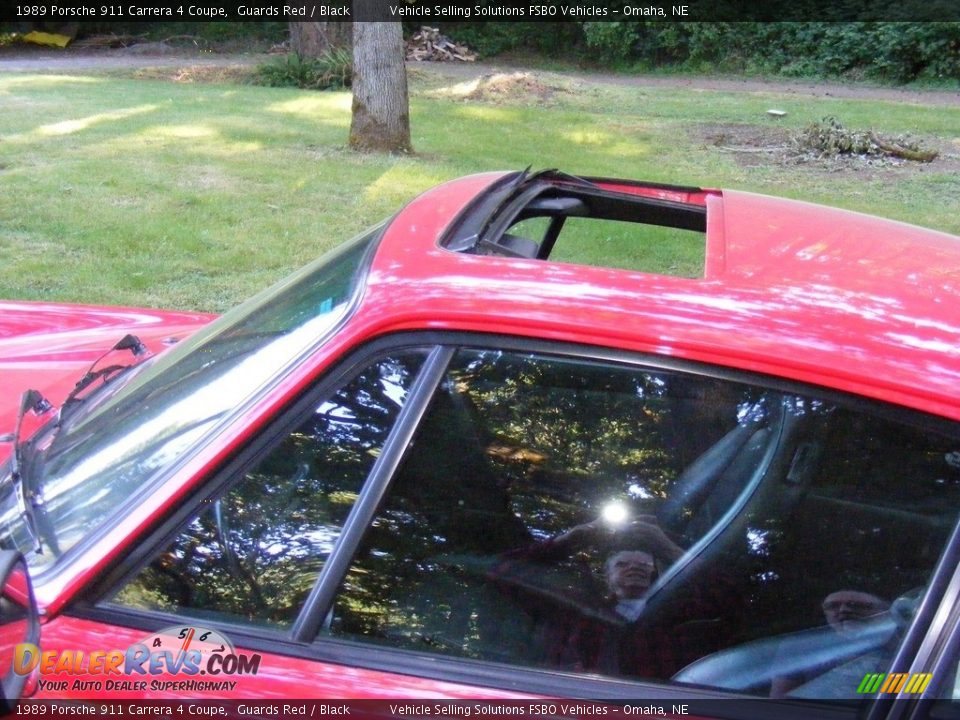 1989 Porsche 911 Carrera 4 Coupe Guards Red / Black Photo #18
